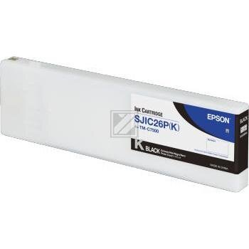 Epson Tintenpatrone schwarz (C33S020618, SJIC26P(K))