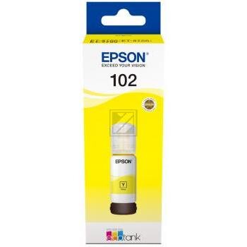 Epson Tintennachfüllfläschchen gelb (C13T03R440, 102)