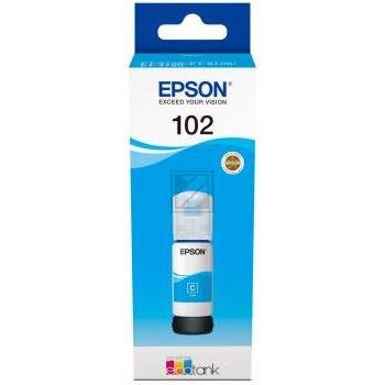 Epson Tintennachfüllfläschchen cyan (C13T03R240, 102)