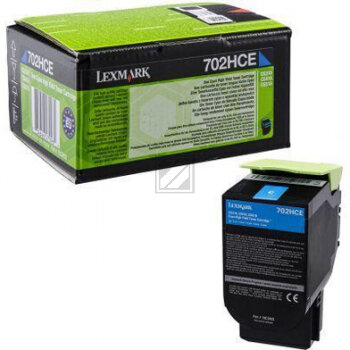 Lexmark Toner-Kit Corporate cyan HC (70C2HCE, 702HCE)