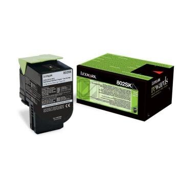 Lexmark Toner-Kit Return schwarz HC (80C2SK0, 802SK)