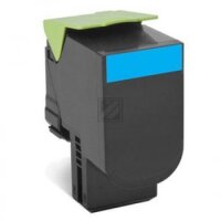 Lexmark Toner-Kit Return cyan (80C20C0, 802C)