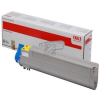 OKI Toner-Kit gelb (43837129)