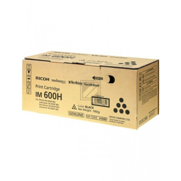 Ricoh Toner-Kit schwarz HC (418481, IM600H)