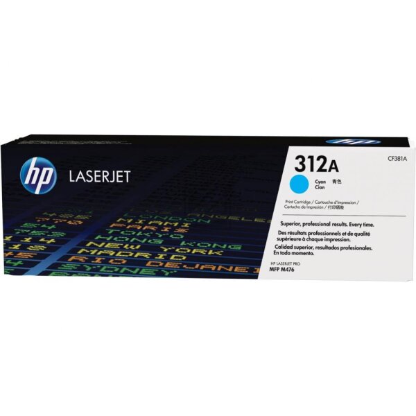 HP Toner-Kartusche cyan (CF381A, 312A)