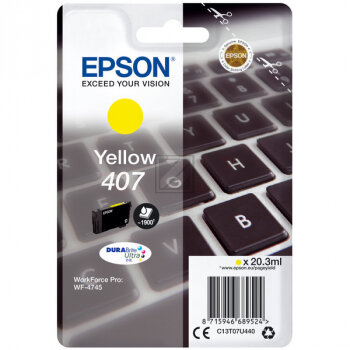 Epson Tintenpatrone gelb (C13T07U440)