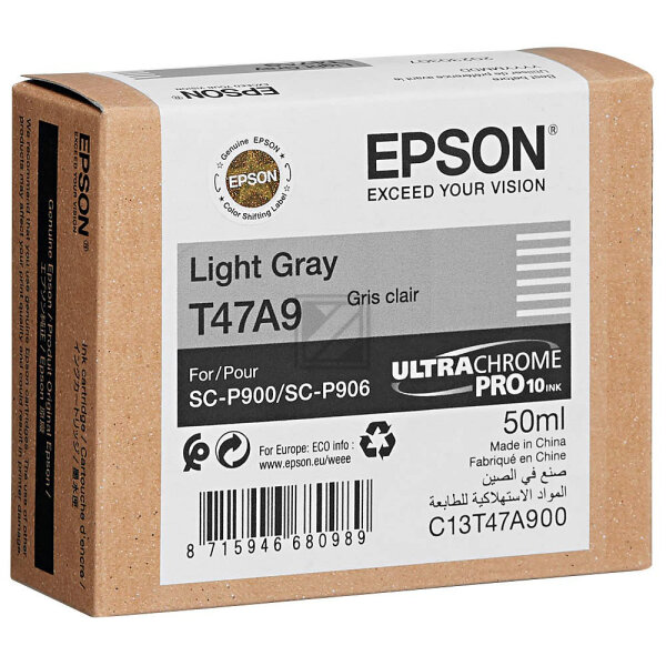 Epson Tintenpatrone hellgrau (C13T47A900, T47A9)