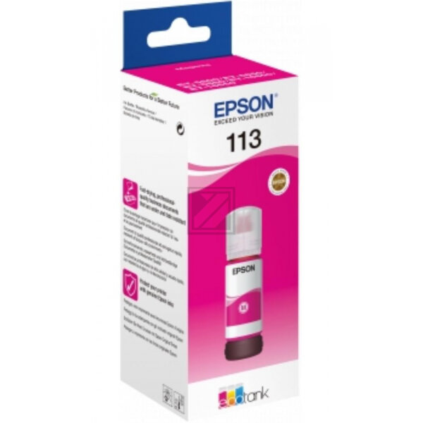 Epson Tintennachfüllfläschchen magenta (C13T06B340, 113)