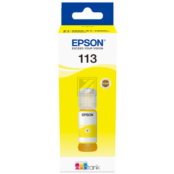 Epson Tintennachfüllfläschchen gelb (C13T06B440, 113)