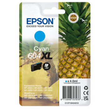 Epson Tintenpatrone cyan HC (C13T10H24010, 604XL)