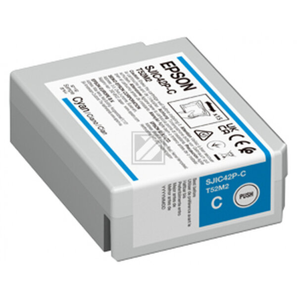 Epson Tintenpatrone cyan (C13T52M240, SJIC42P-C)