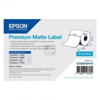 Epson Premium mattes Endlos-Etikett weiß (C33S045418)