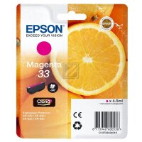 Epson Tintenpatrone magenta (C13T33434010, T3343)