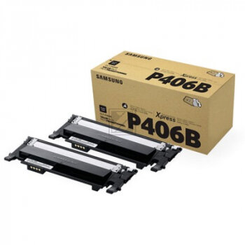 Samsung Toner-Kit 2 x schwarz (CLT-P406B, P406B)