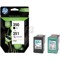 HP Tintenpatrone cyan/magenta/gelb (SD412EE, 350/351)