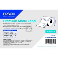 Epson Premium matte Etiketten, gestanzt weiß...