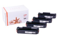 4er Set TONCE285A Alternativ Toner Black für HP /...