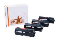 4er Set TONTK170 Alternativ Toner black für Kyocer /...