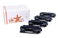 4er Set TONCF280X Alternativ Toner Black für HP /...