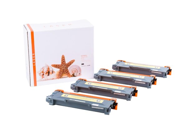4er Set TONTN2220XXL Alternativ Toner Black für Br / TN2220XXL / 4x5.200 Seiten